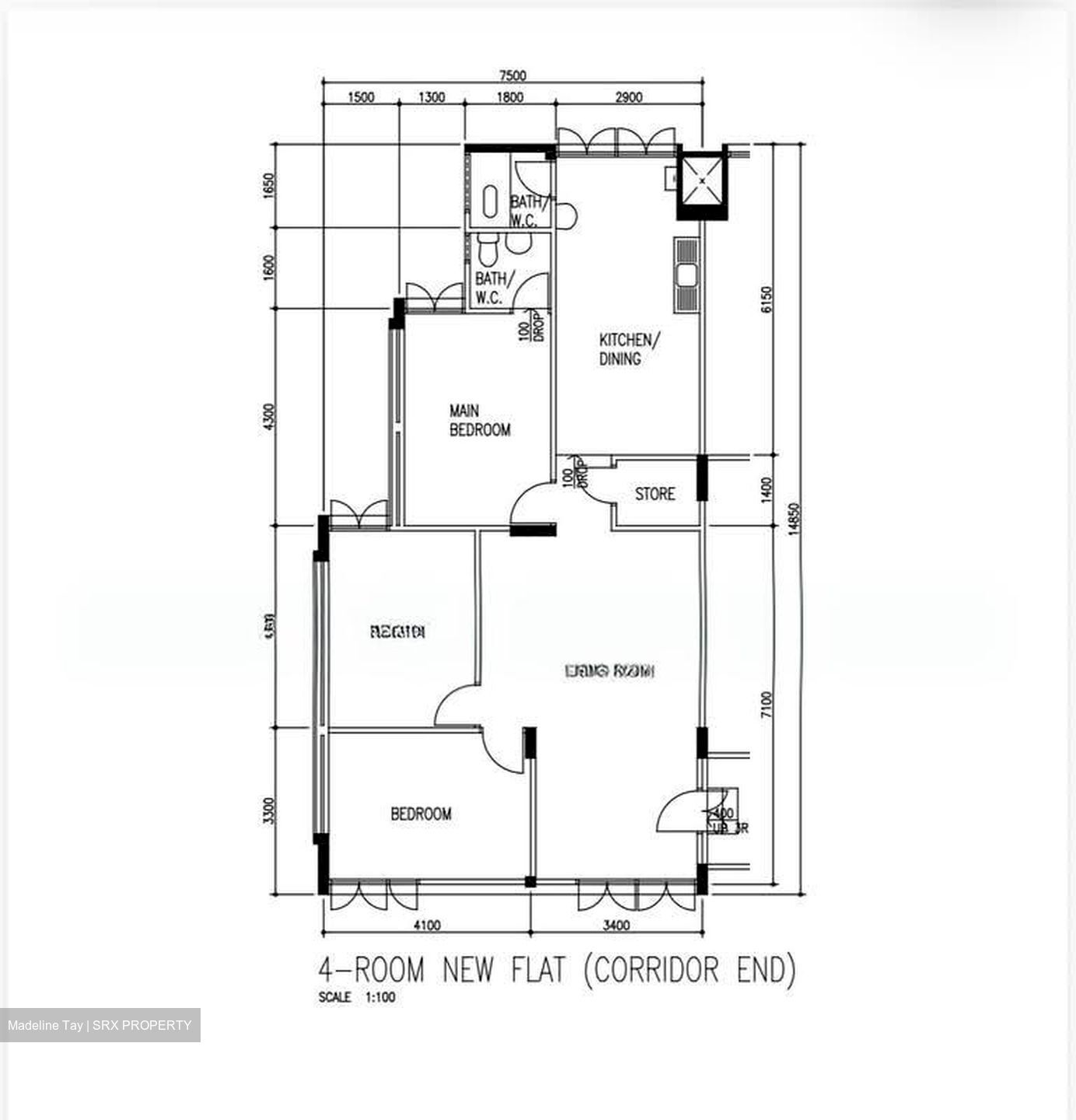Blk 456 Jurong West Street 41 (Jurong West), HDB 4 Rooms #582310371